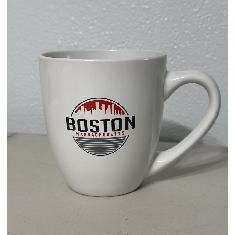 Boston, Massachusetts, Retro Vintage City Skyline Coffee & Tea Mug Cup NEW